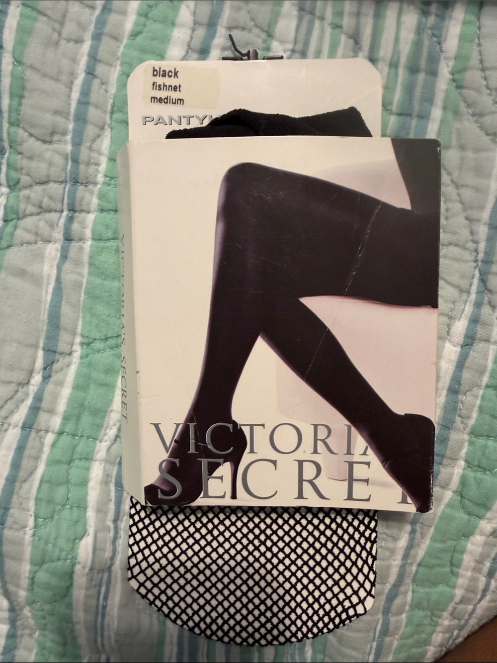 Victoria's Secret Black Fishnet Tights
